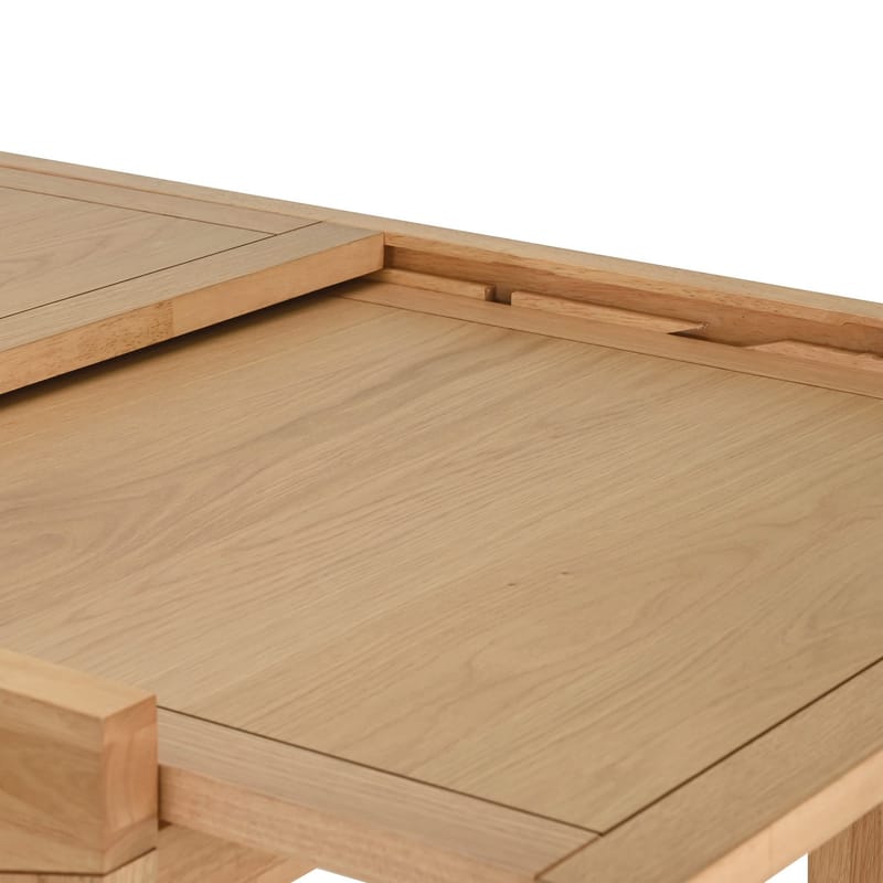 Spisebord HOME4YOU Bowen 90+90x90x76 cm Eik - Eik - Møbler - Bord - Spisebord & kjøkkenbord