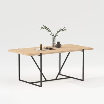 Spisebord HOME4YOU Cindy melamin eik 180x90x75 cm - Beige - Møbler - Bord - Spisebord & kjøkkenbord