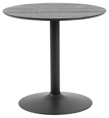 Spisebord HOME4YOU Ibiza svart 80x75 cm - Matt svart - Møbler - Bord - Spisebord & kjøkkenbord