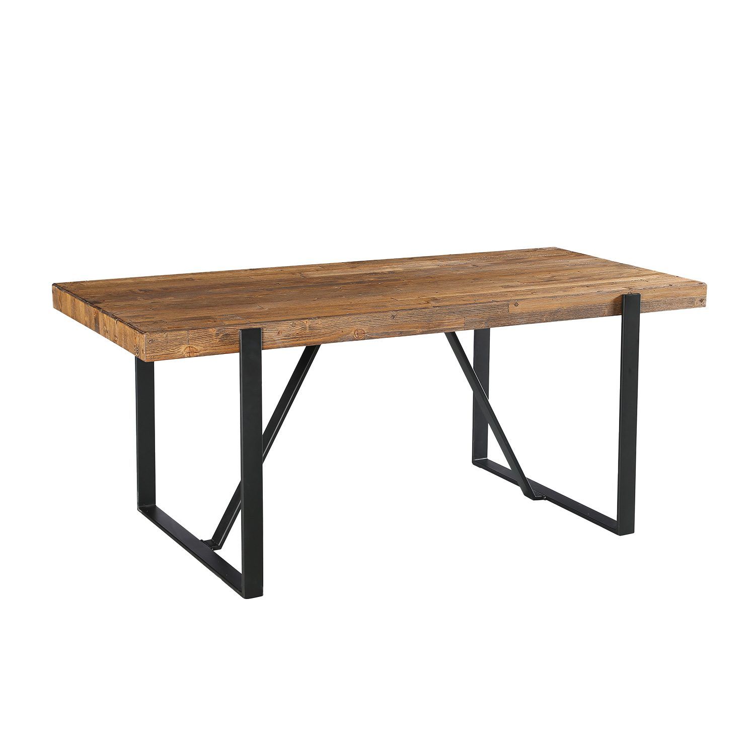 Spisebord HOME4YOU Ironbridge 180x88x76 cm furu - Brun