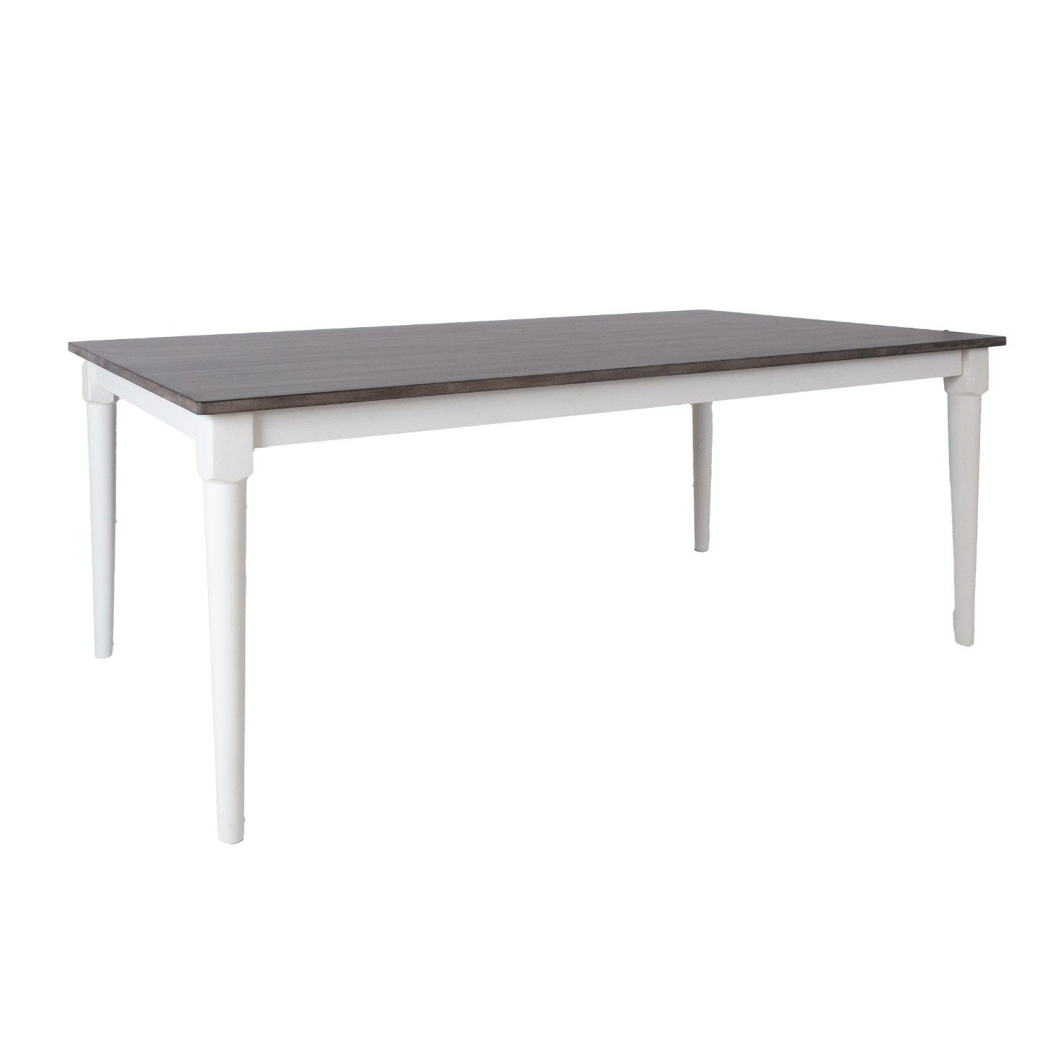 Spisebord HOME4YOU Janelle 183x91x75 cm grå/hvit - Grå/hvit