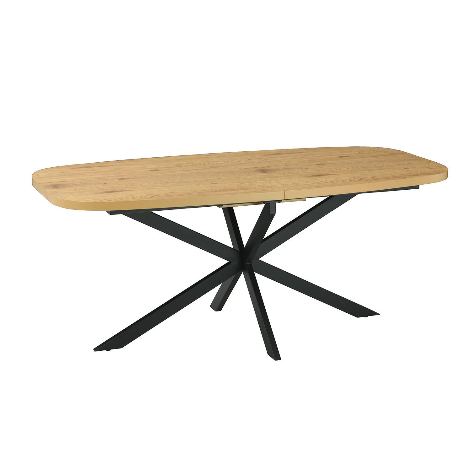 Spisebord HOME4YOU Ramona 180/220x90x75 cm Lyst tre - Lyst tre