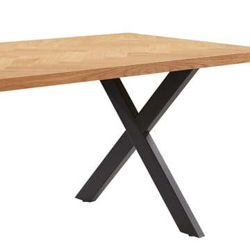 Spisebord HOME4YOU Rowan 200x90x75 cm Fiskebensmønstret eik - eik - Møbler - Bord - Spisebord & kjøkkenbord