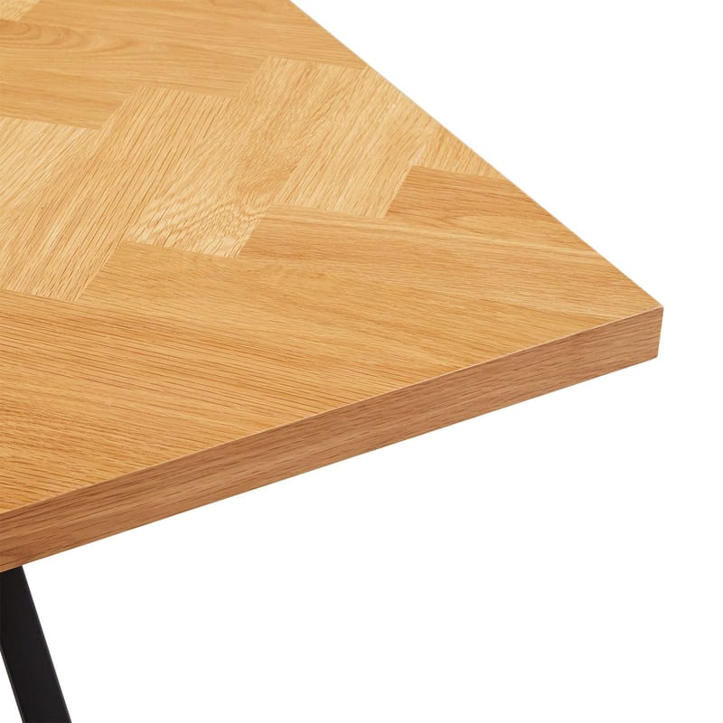 Spisebord HOME4YOU Rowan 200x90x75 cm Fiskebensmønstret eik - eik - Møbler - Bord - Spisebord & kjøkkenbord