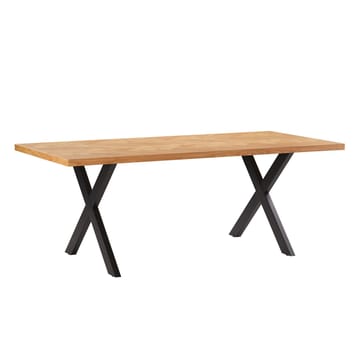 Spisebord HOME4YOU Rowan 200x90x75 cm Fiskebensmønstret eik - eik - Møbler - Bord - Spisebord & kjøkkenbord