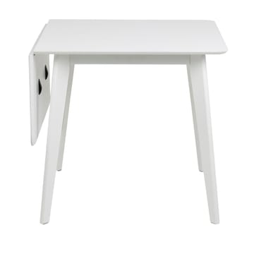 Spisebord HOME4YOU Roxby 80/120x80x76 cm Hvit - Hvit - Møbler - Bord - Spisebord & kjøkkenbord