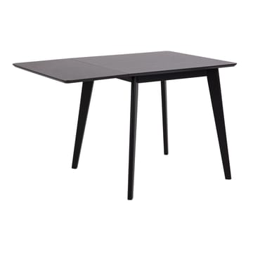 Spisebord HOME4YOU Roxby 80/120x80x76 cm Svart - Svart - Møbler - Bord - Spisebord & kjøkkenbord