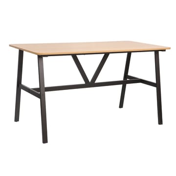 Spisebord HOME4YOU Svea 140x70x76 cm Ask/Svart - ask/svart - Møbler - Bord - Spisebord & kjøkkenbord