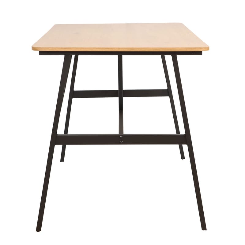 Spisebord HOME4YOU Svea 140x70x76 cm Ask/Svart - ask/svart - Møbler - Bord - Spisebord & kjøkkenbord