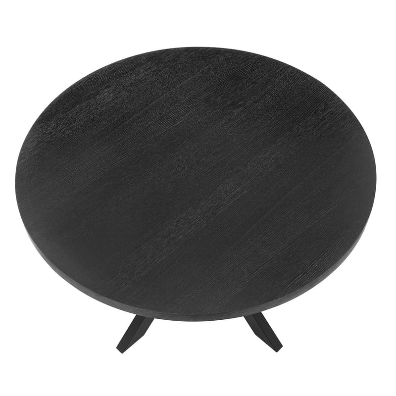 Spisebord HOME4YOU Vancouver 120x75 cm Svart røykfarget eik - Svart røkt eik - Møbler - Bord - Spisebord & kjøkkenbord