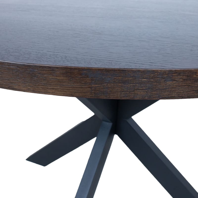 Spisebord HOME4YOU Vancouver 120x75 cm Svart røykfarget eik - Svart røkt eik - Møbler - Bord - Spisebord & kjøkkenbord