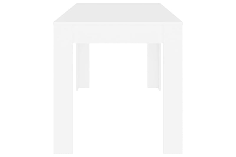 Spisebord hvit 140x74,5x76 cm sponplate - Hvit - Spisebord & kjøkkenbord