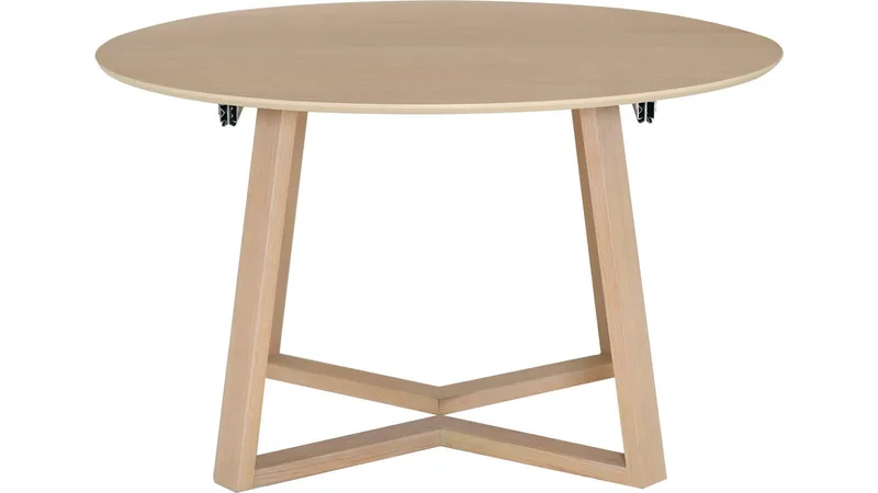 Spisebord Jämtorrås ø130/230 cm - Hvitpigmentert eik - Møbler - Bord - Spisebord & kjøkkenbord