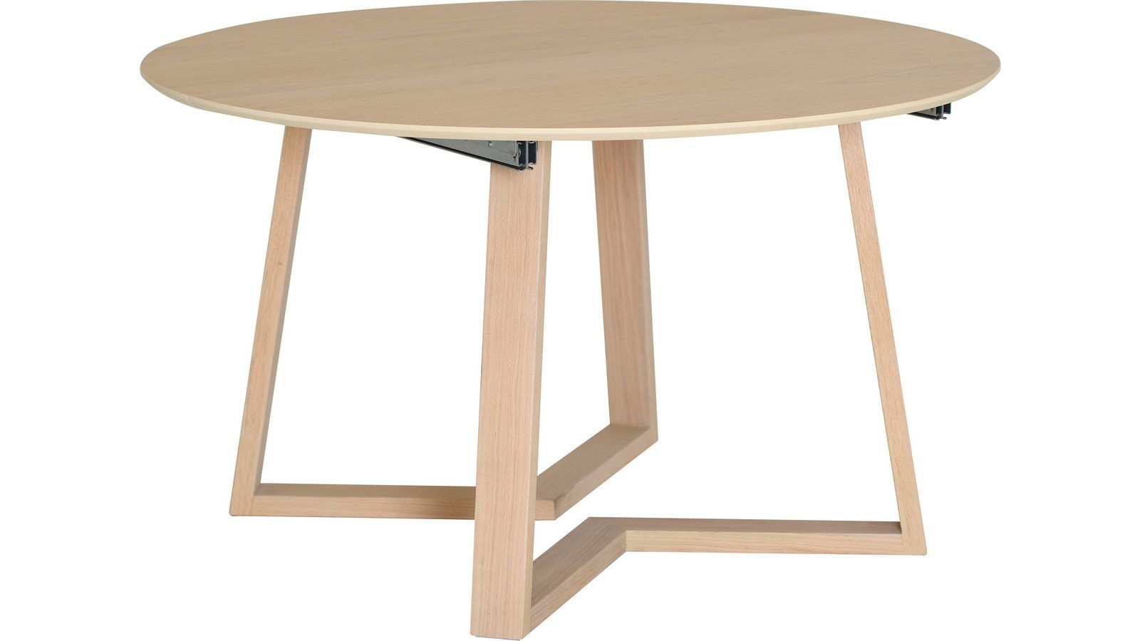 Spisebord Jämtorrås ø130/230 cm - Hvitpigmentert eik