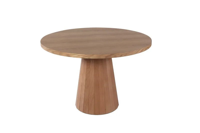 Albero Rundt Spisebord 100 cm i Eik, Lys Brun