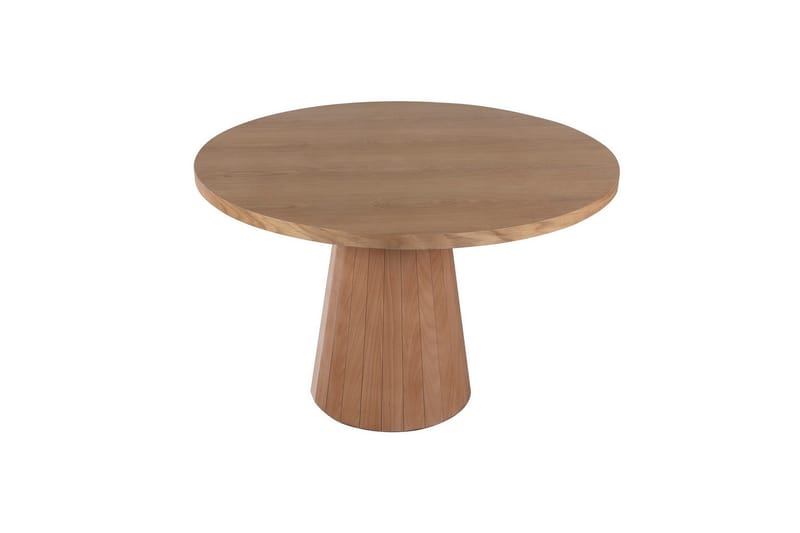 Albero Rundt Spisebord 100 cm i Eik - Lys Brun - Møbler - Bord - Spisebord & kjøkkenbord