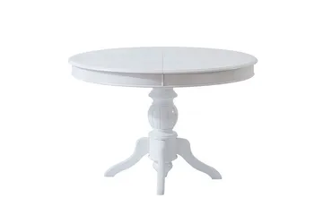 Albero Spisebord 118 cm - Hvit - Møbler - Bord - Spisebord & kjøkkenbord