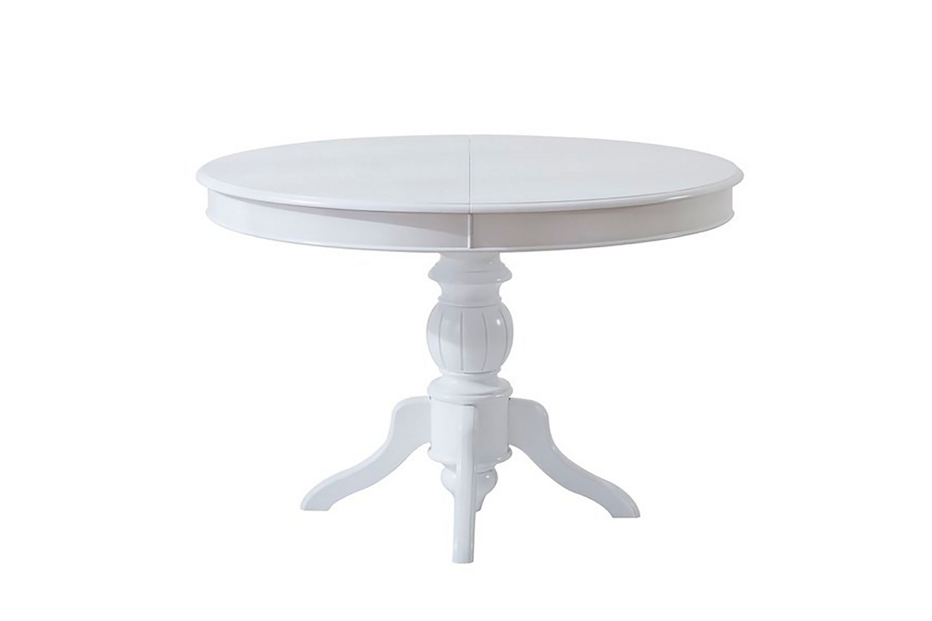 Albero Spisebord 118 cm - Hvit - Møbler - Bord - Spisebord & kjøkkenbord