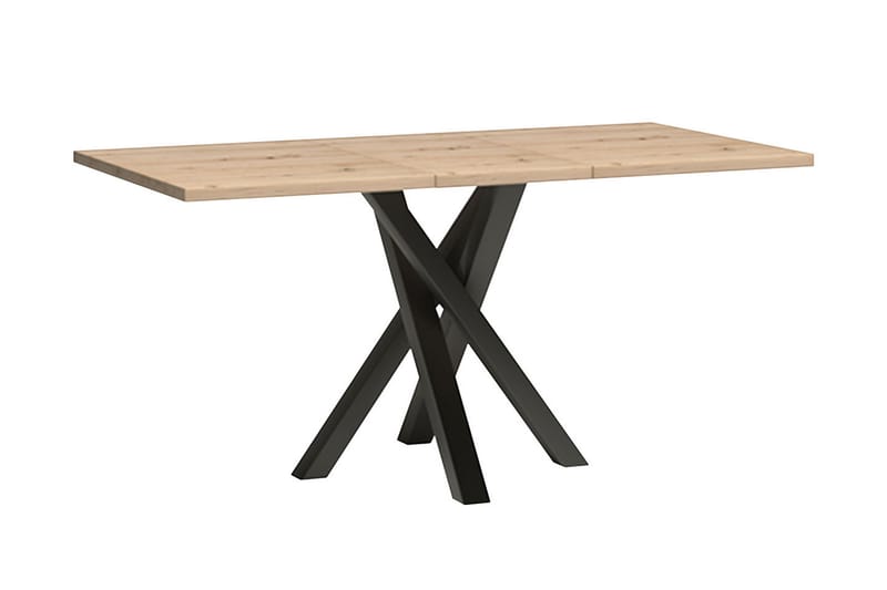 Aldbrough Forlengningsbart Spisebord 160 cm - Svart - Spisebord & kjøkkenbord