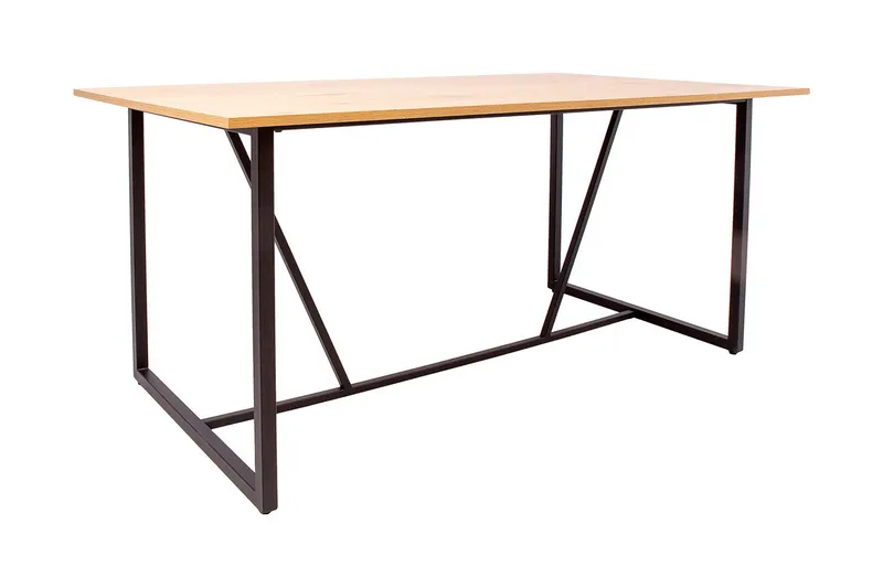 Amsterdam Spisebord Eik/Svart - Møbler - Bord - Spisebord & kjøkkenbord