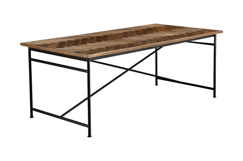 Antwerp Spisebord 200 cm - Svart/Brun - Spisebord & kjøkkenbord