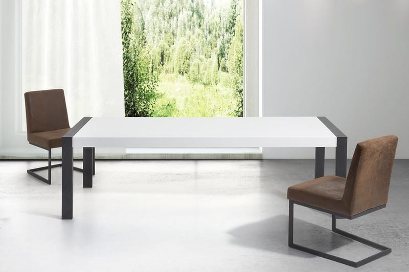 Arctic Spisebord 220 cm - Hvit - Møbler - Bord - Spisebord & kjøkkenbord