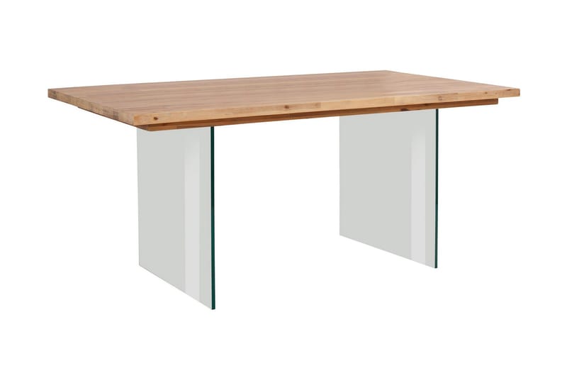 Arnau Spisebord 180 cm Glass - Akasie Beige - Møbler - Bord - Spisebord & kjøkkenbord