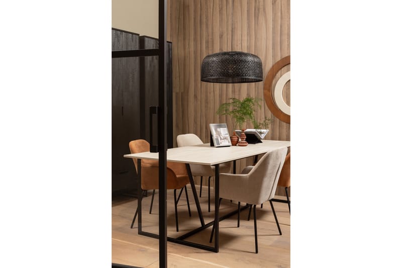 Atila Spisebord 220 cm - Beige - Møbler - Bord - Spisebord & kjøkkenbord
