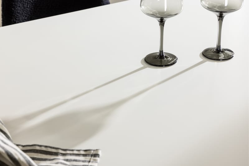 Azuer Spisebord 180x90 cm Hvit - Venture Home - Spisebord & kjøkkenbord