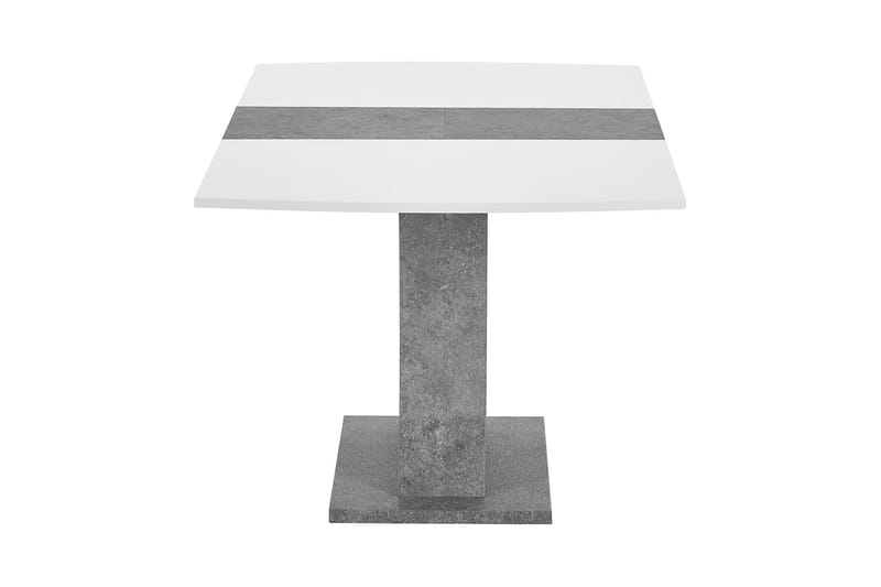 Azusa Forlengningsbart Spisebord 140 cm - Hvit/Grå - Møbler - Bord - Spisebord & kjøkkenbord