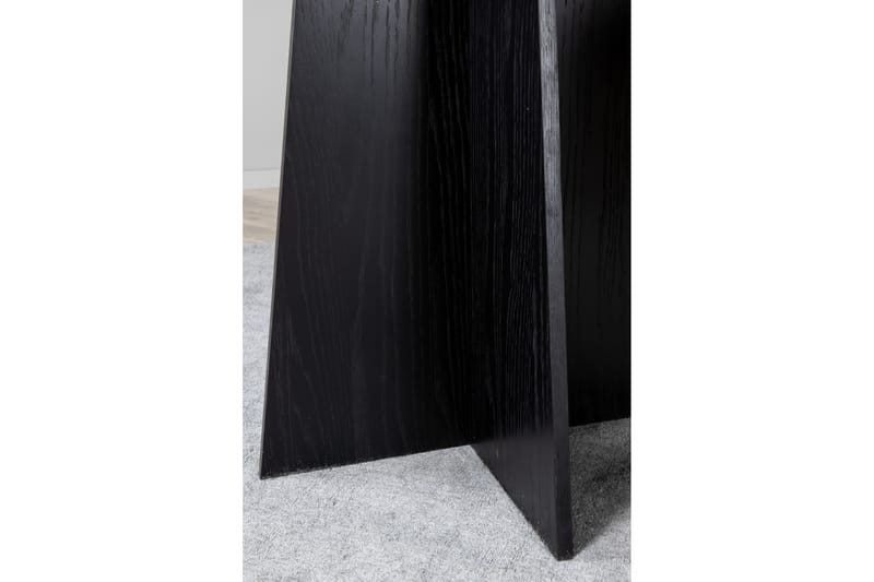 Bariso Spisebord 110 cm Rundt - Svart - Spisebord & kjøkkenbord