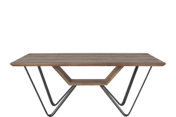 Barths Spisebord 180 cm - Natur/Svart - Møbler - Bord - Spisebord & kjøkkenbord