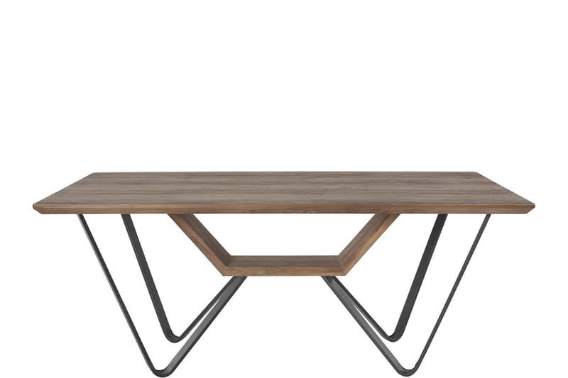 Barths Spisebord 180 cm - Natur/Svart - Møbler - Bord - Spisebord & kjøkkenbord