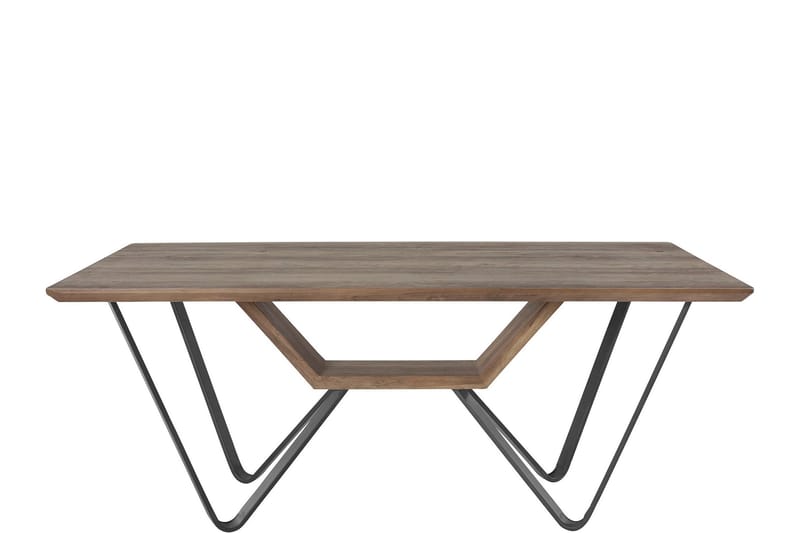Barths Spisebord 180 cm - Natur/Svart - Spisebord & kjøkkenbord
