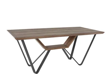 Barths Spisebord 180 cm - Natur/Svart - Møbler - Bord - Spisebord & kjøkkenbord