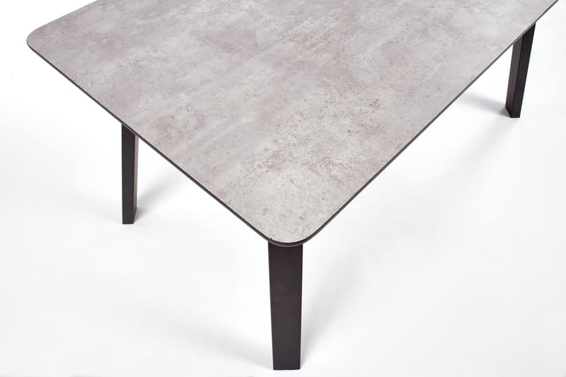 Bernice Spisebord 160 cm - Grå/Svart - Spisebord & kjøkkenbord