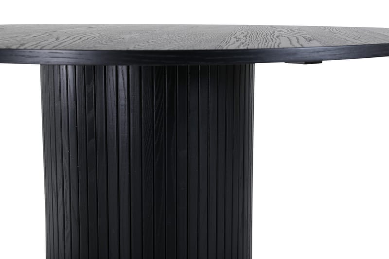 Biana Spisebord 110 cm Rundt - Svart - Spisebord & kjøkkenbord