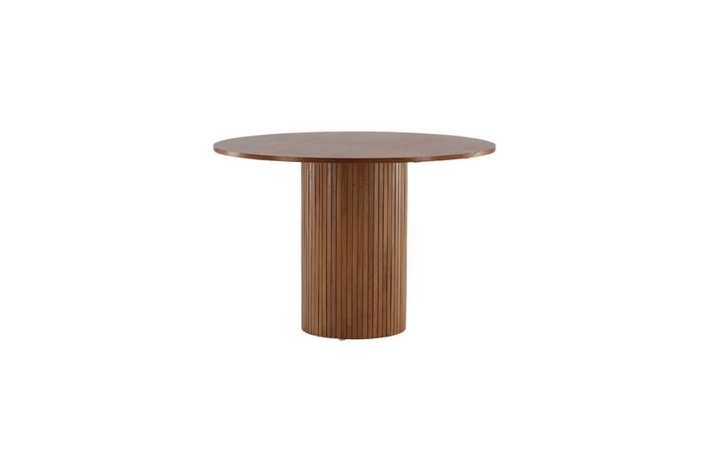 Biana Spisebord 110 cm Rundt - Valnøttsbrun - Spisebord & kjøkkenbord