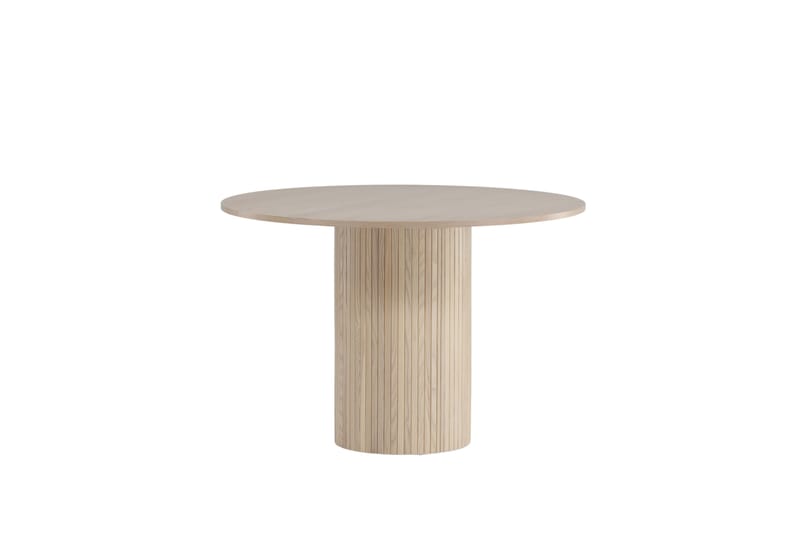 Bianca Spisebord 110 cm Rundt Beige - Møbler - Bord - Spisebord & kjøkkenbord