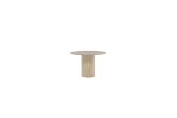 Bianca Spisebord 110 cm Rundt Beige - Møbler - Bord - Spisebord & kjøkkenbord