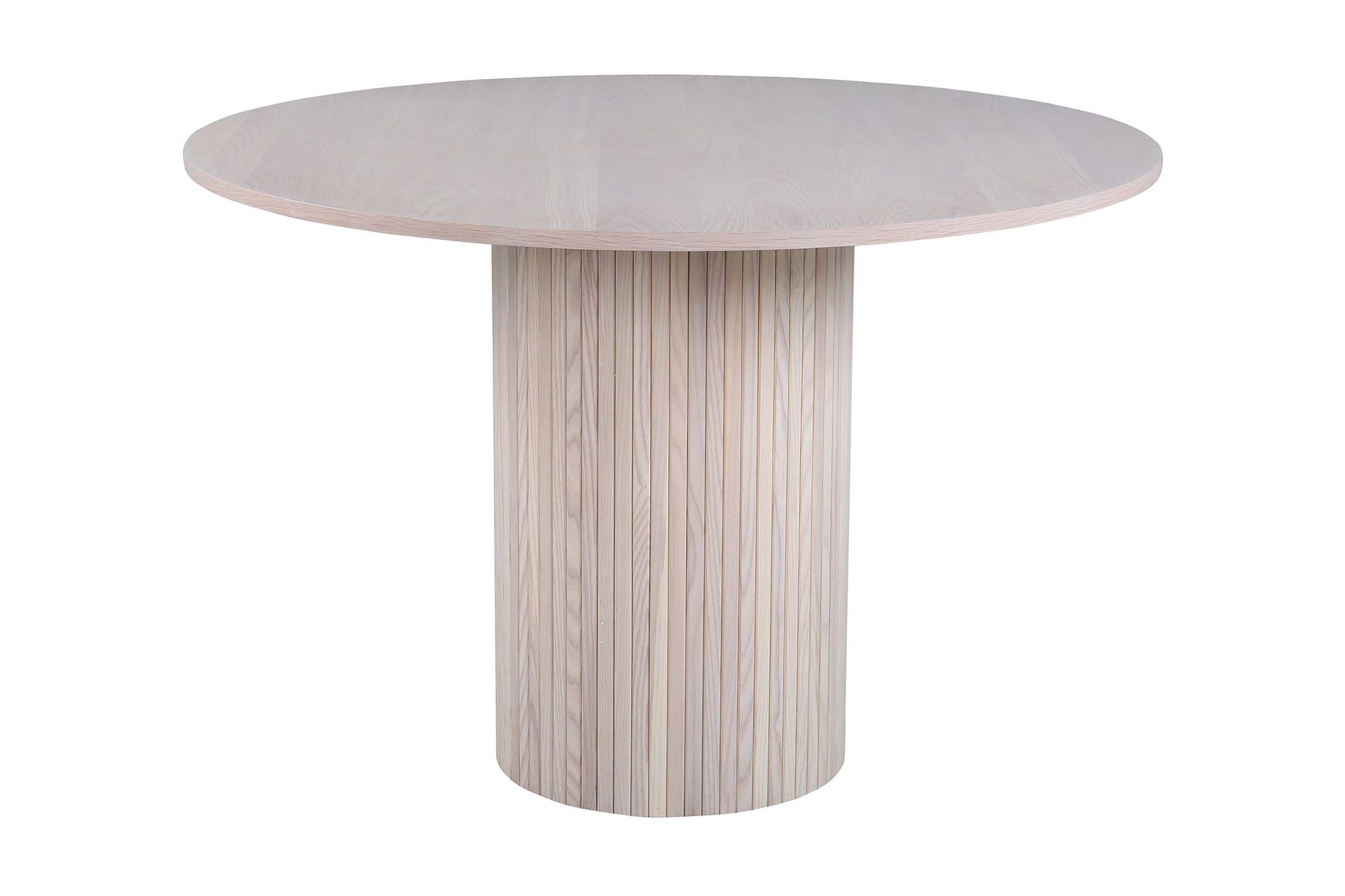 Bianca Spisebord 110 cm Rundt Beige -