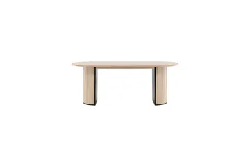 Bianca Spisebord 200 cm Ovalt - Beige - Møbler - Bord - Spisebord & kjøkkenbord