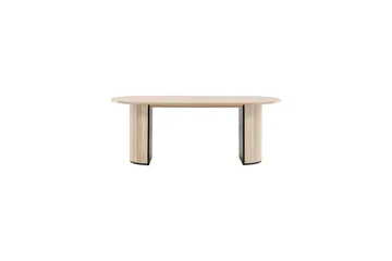 Bianca Spisebord 200 cm Ovalt - Beige - Møbler - Bord - Spisebord & kjøkkenbord