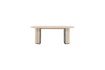 Bianca Spisebord 200 cm Ovalt - Beige - Møbler - Bord - Spisebord & kjøkkenbord