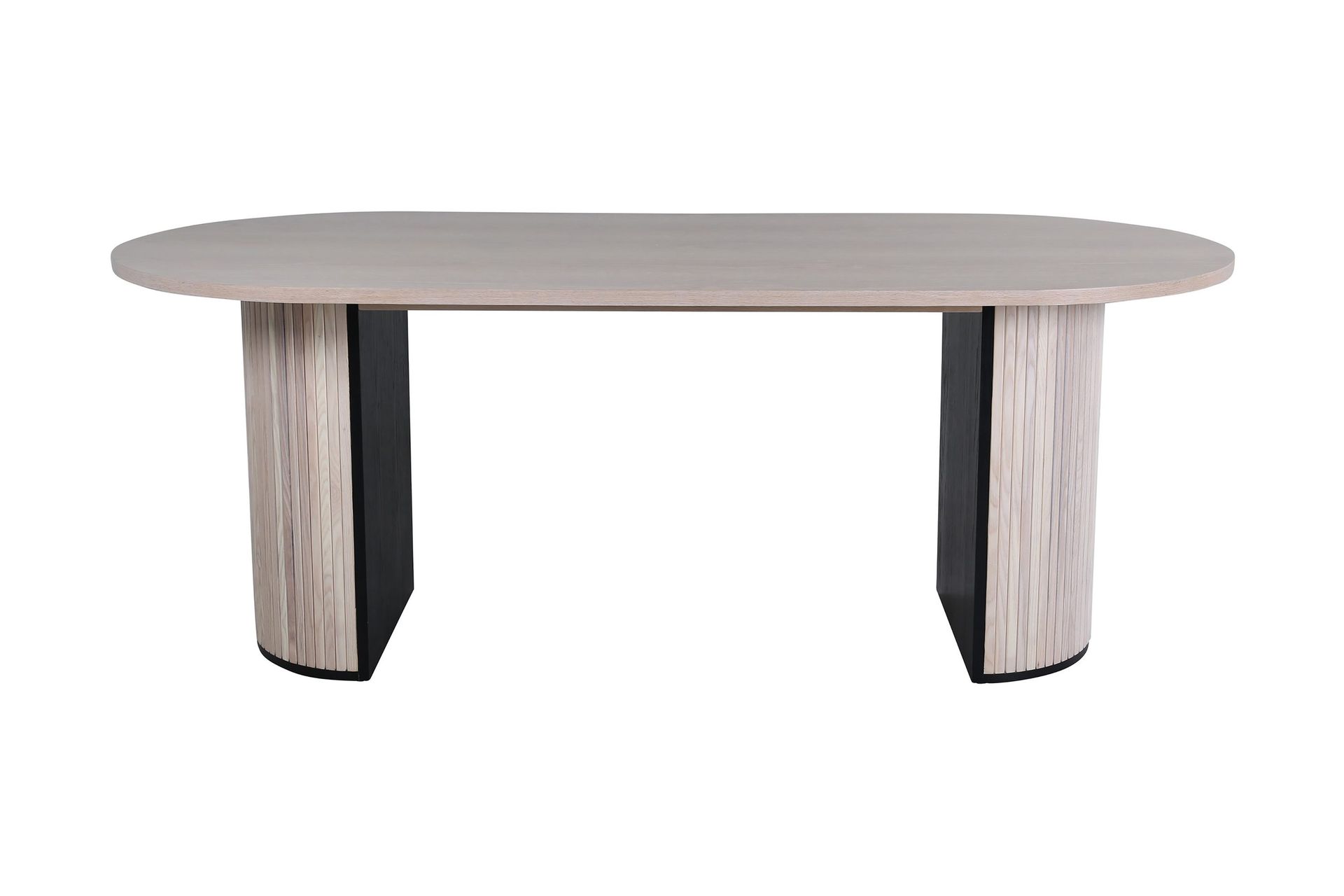 Bianca Spisebord 200 cm Ovalt - Beige