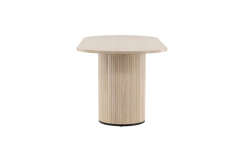 Bianca Spisebord 200 cm Ovalt - Beige - Møbler - Bord - Spisebord & kjøkkenbord