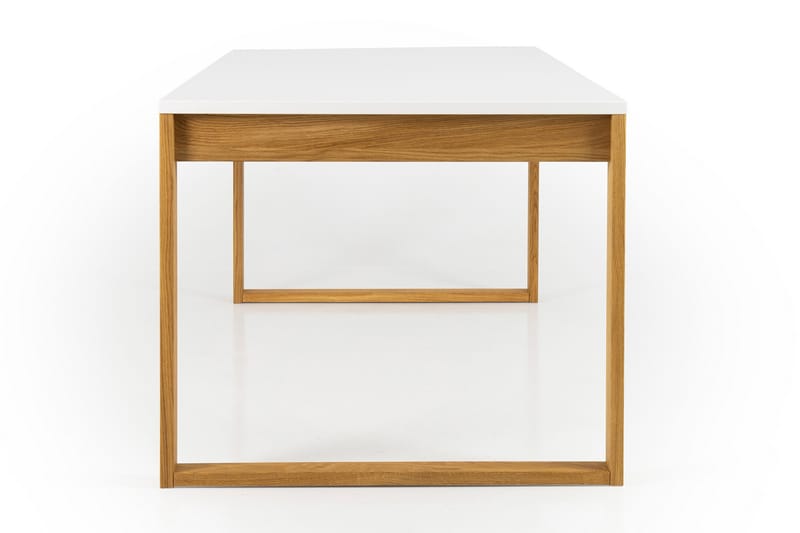 Birka Spisebord 180 cm - Ek/Hvit - Møbler - Bord - Spisebord & kjøkkenbord