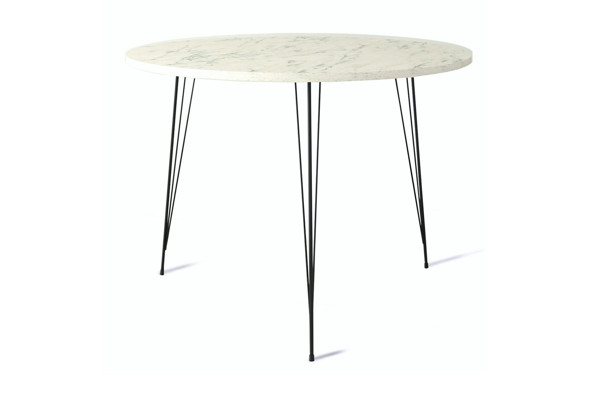 Bonnick Bord 90 cm - Svart / Hvit