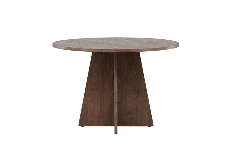 Bootcut Rundt Lite Spisebord Valnøtt 110 cm, Mørkebrunt / Tre