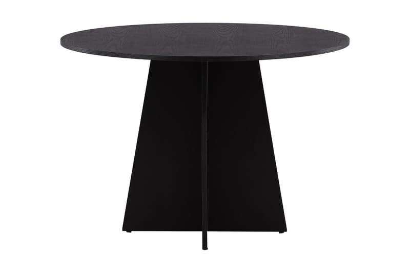 Bootcut Spisebord 110 cm Rundt - Sort - Møbler - Bord - Spisebord & kjøkkenbord